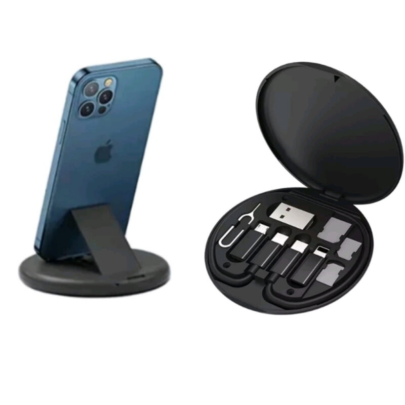 Adaptador e suporte para Celular, Portátil e Dobrável, Adaptador Universal