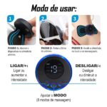 Mini Massageador e Estimulador Elétrico Para Alívio Da Dor