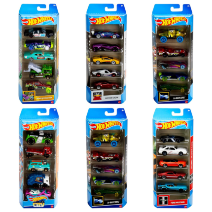 Hot Wheels - Pacote 5 Carros Sortidos