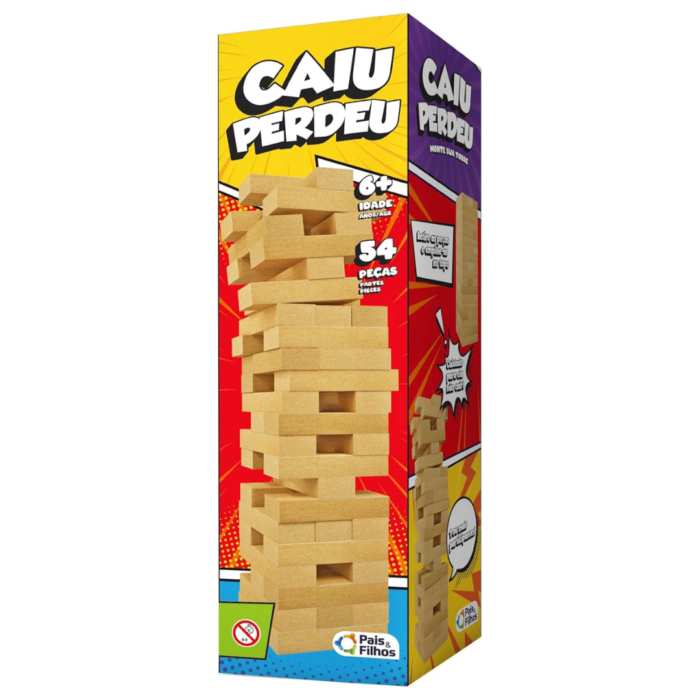 Caiu Perdeu - Jogo de equilíbrio pra família