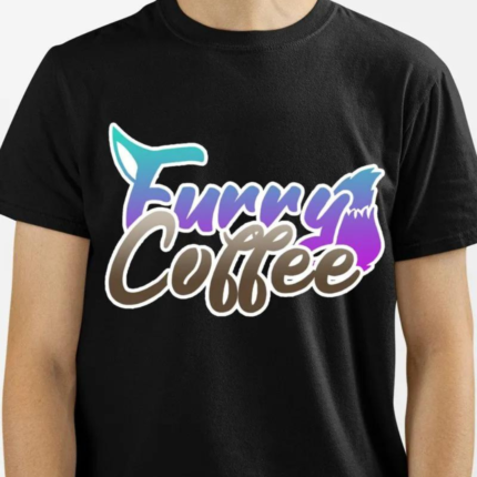 Camiseta estampada - Furry Coffee Logo