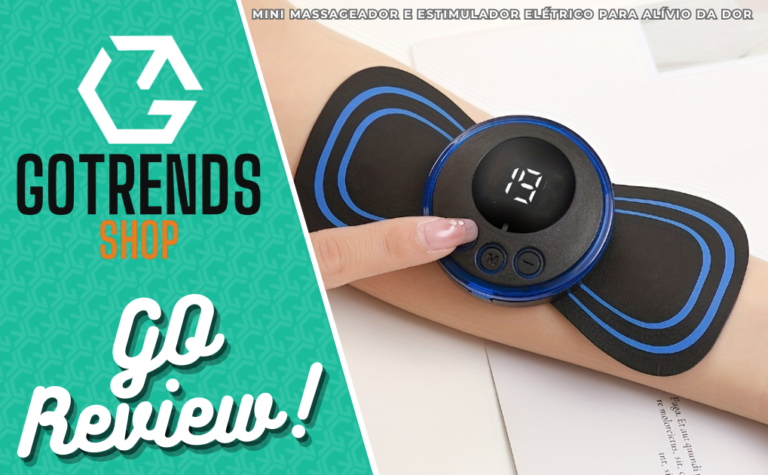 Go Review – Mini Massageador Elétrico: Alívio Eficaz da Dor em Qualquer Lugar, Funcionalidade Compacta e Potente!