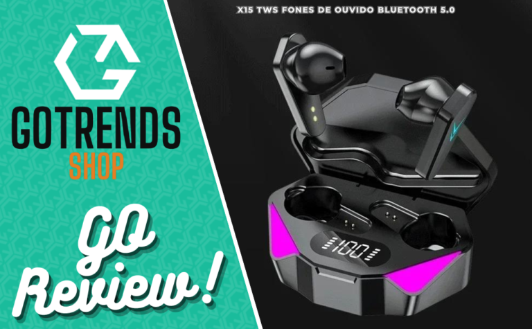 Go Review – X15 TWS Fones de Ouvido Bluetooth 5.0: Som Estéreo Surround, Cancelamento de Ruído e Baixo Atraso para Jogos!