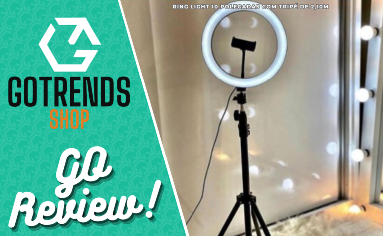 Go Review – Ring Light 10 Polegadas com Tripé de 2,10m: Iluminação Profissional para Vídeos e Fotos com Altura Ajustável!