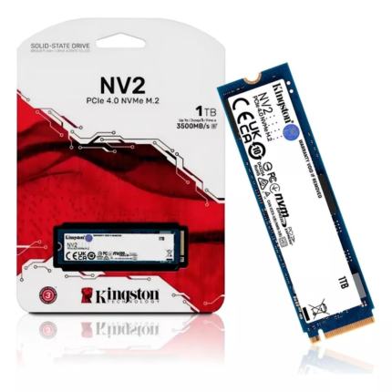 SSD 1 TB Kingston NV2, M.2 2280 PCIe, NVMe, Leitura: 3500 MB/s e Gravação: 2100 MB/s - SNV2S/1000G