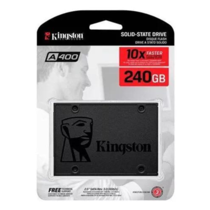 SSD Kingston 240 Gb Cor Preto SA400 240G