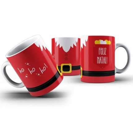 Caneca Natalina: Papai Noel