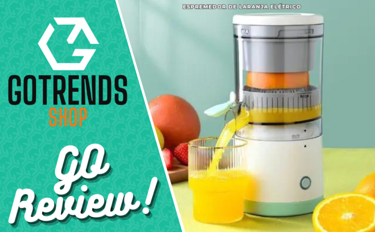 Go Review – Máquina de suco cítrico recarregável – Espremedor portátil com USB e escova de limpeza para laranja, limão, toranja